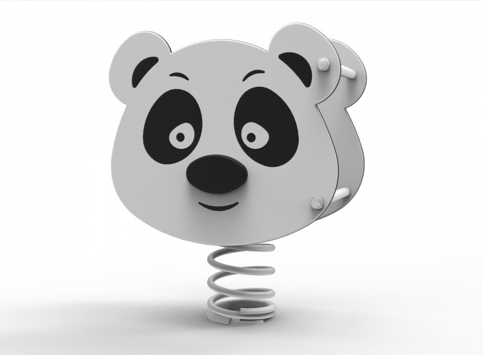 Rugós Játék Panda - dupla paneles